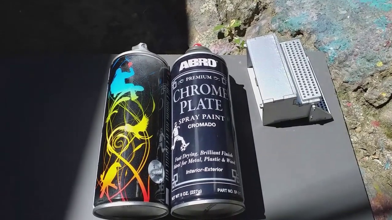 Pintura cromo en aerosol  ( como protegerla)
