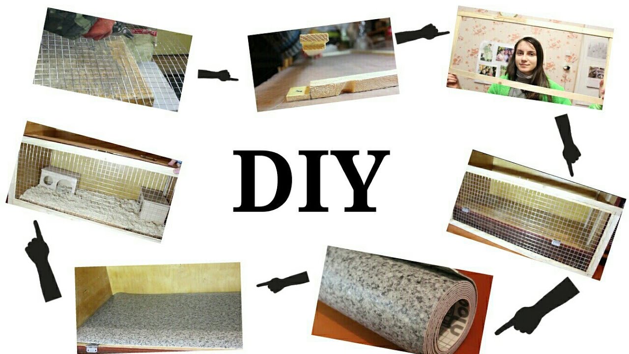 DIY Как мы делали клетку морским свинкам)