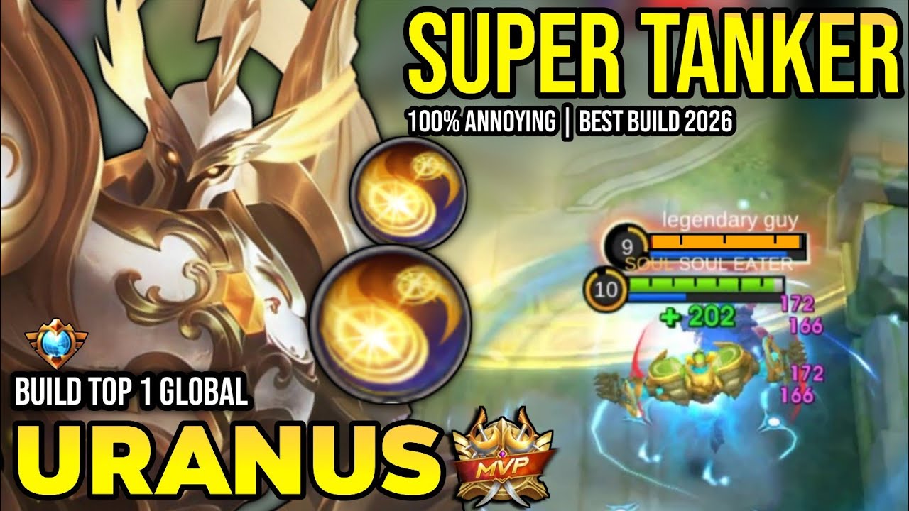 Лучшая сборка Урана 2026 | Лучший геймплей Урана в мире | Mobile Legends✓