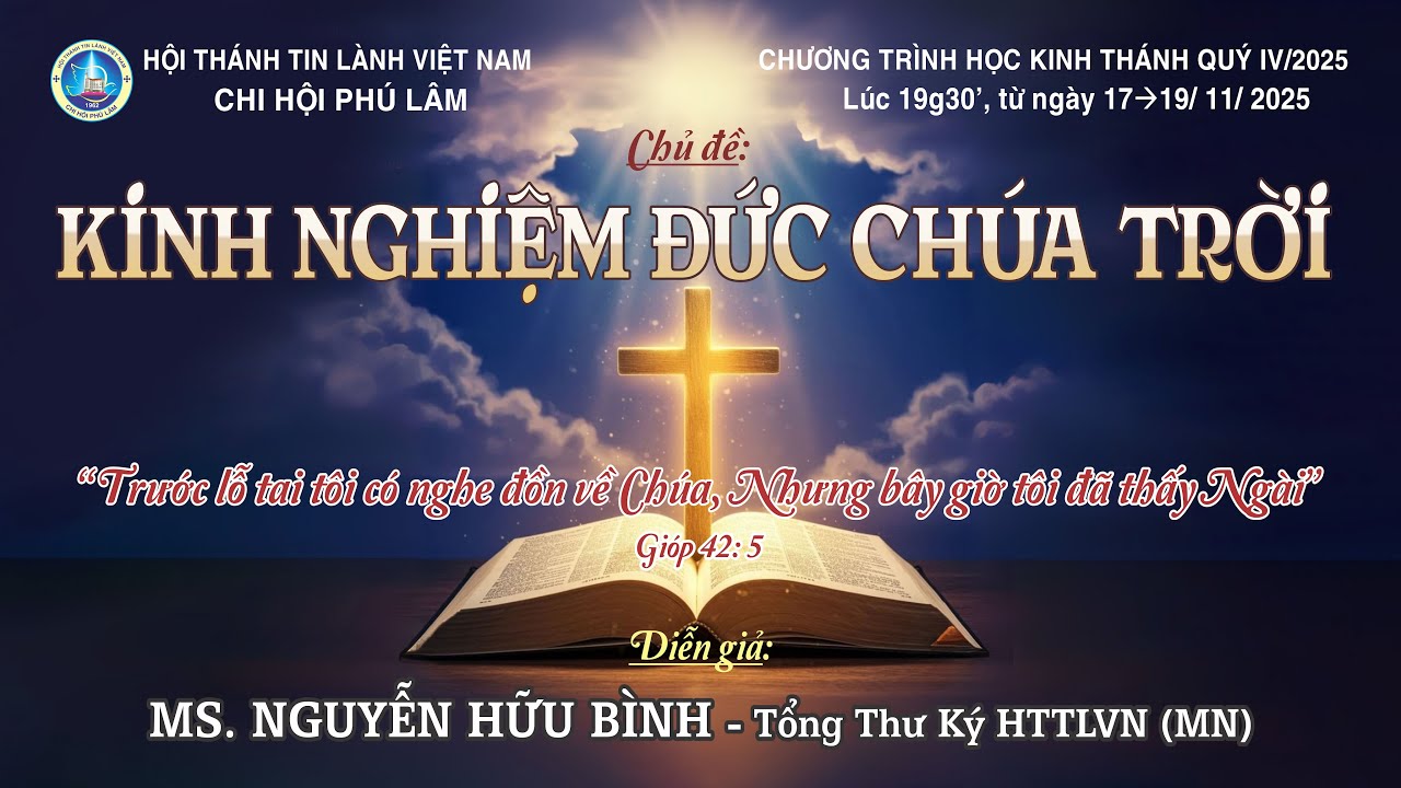 ⛪HTTL PHÚ LÂM - 💒CT HỌC KINH THÁNH QUÝ IV/2025 (NGÀY 2)