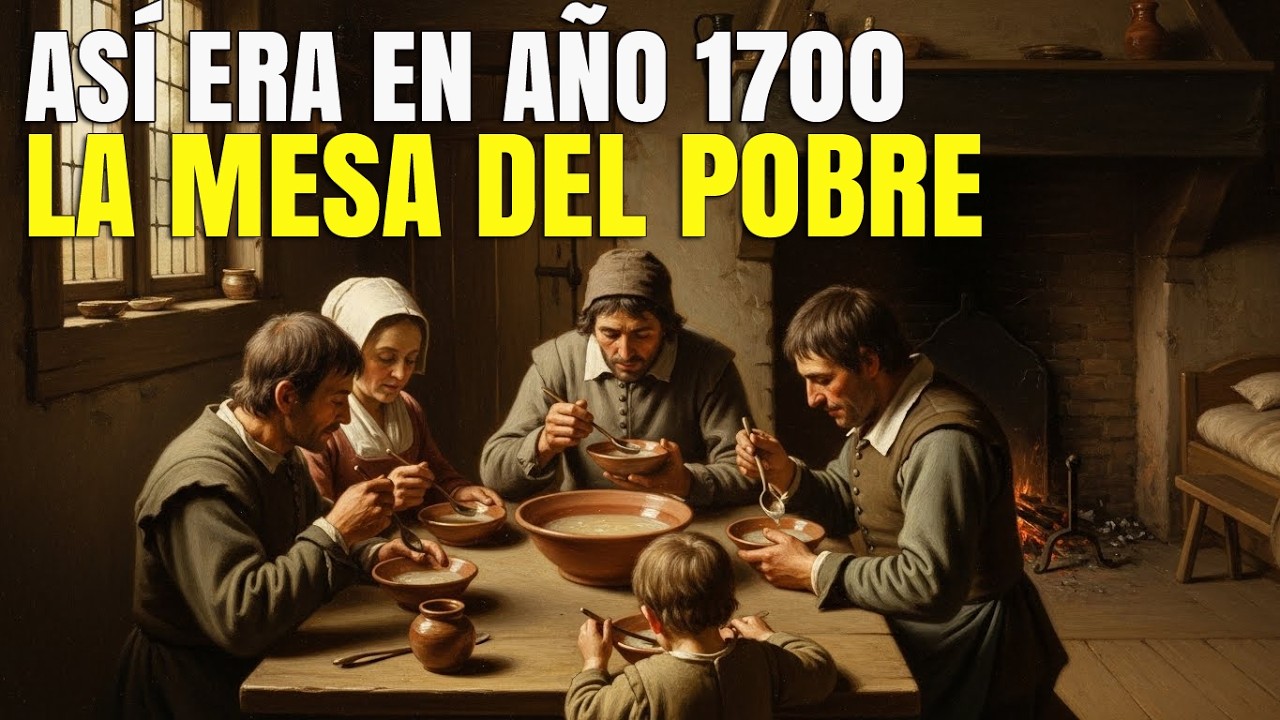 Así era la mesa del pobre en el año 1700 | Pan, hambre y supervivencia