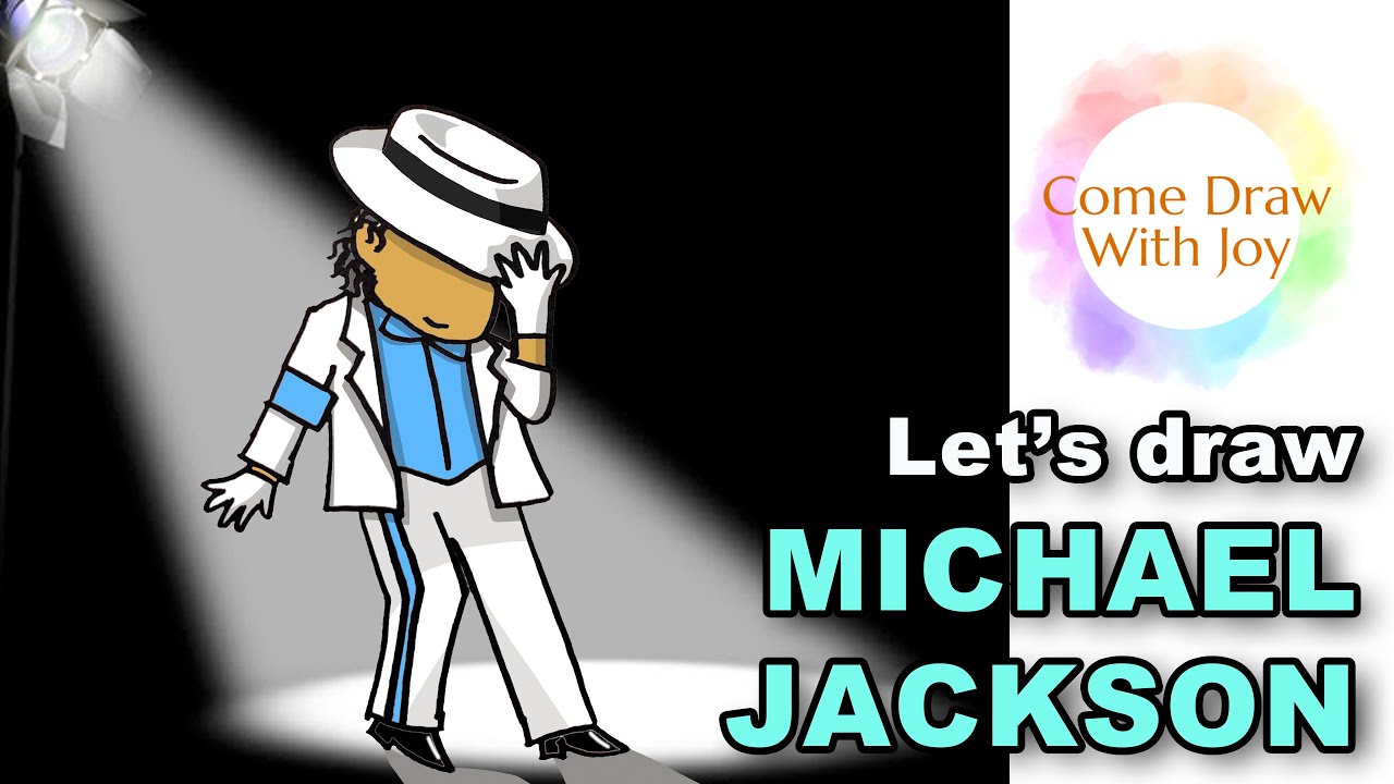 Michael Jackson Drawing Step by Step Easy - Smooth Criminal