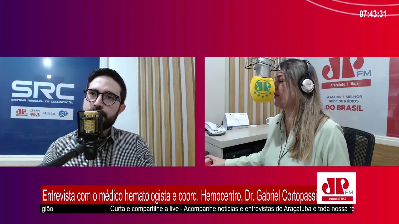 Entrevista dr. Gabriel Cortopassi, hematologista | Jornal da Manhã Araçatuba | 09.02.2026