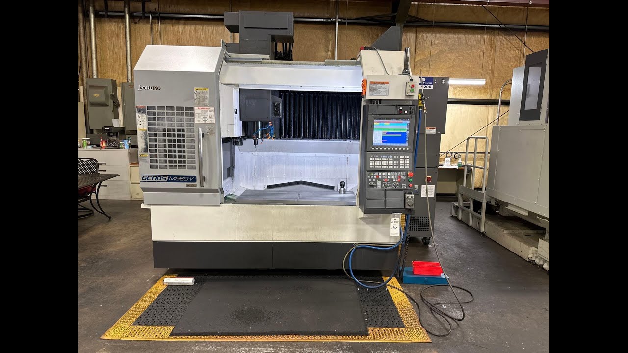 CNC Machine Shop Retirement Sale - Lot 170: 2018 OKUMA GENOS M560-V CNC VMC, RENISHAW PROBE PACKAGE