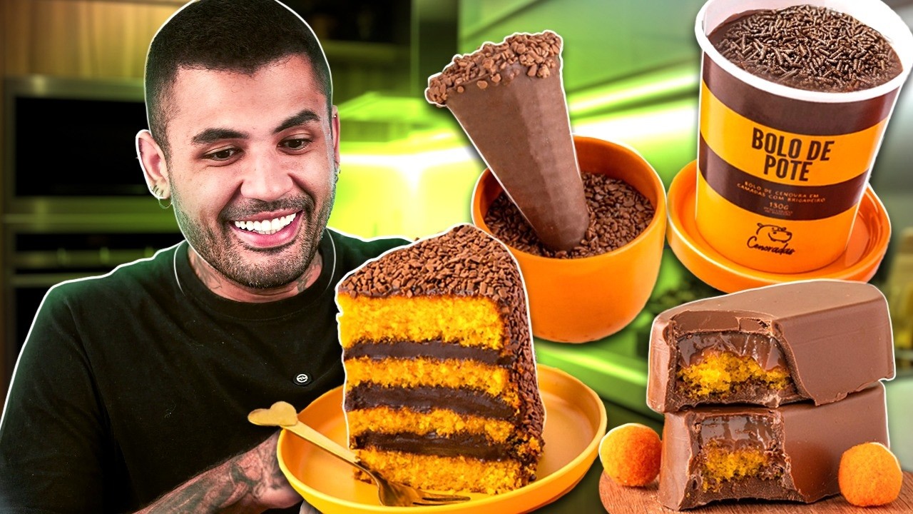 TUDO É BOLO DE CENOURA! SERÁ QUE É ENJOATIVO?