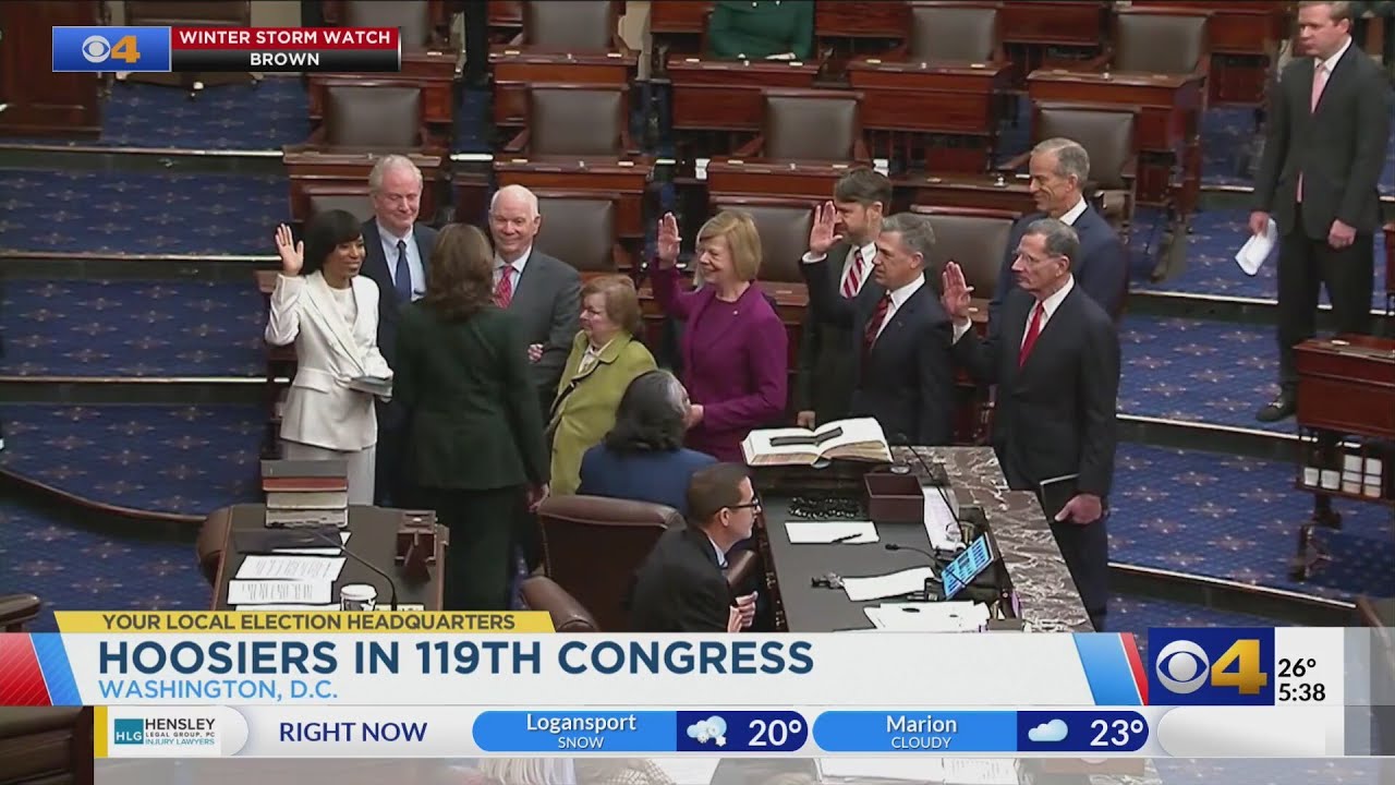 Hoosier representatives sworn into the 119th Congress