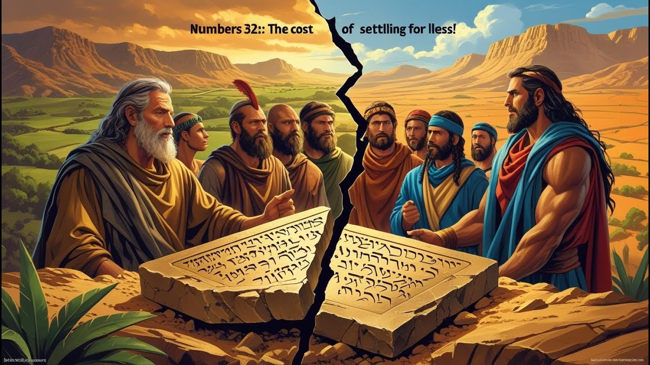 Numbers 32 RISKY DEAL: Why 2 Tribes Settled OUTSIDE the Promised Land?
