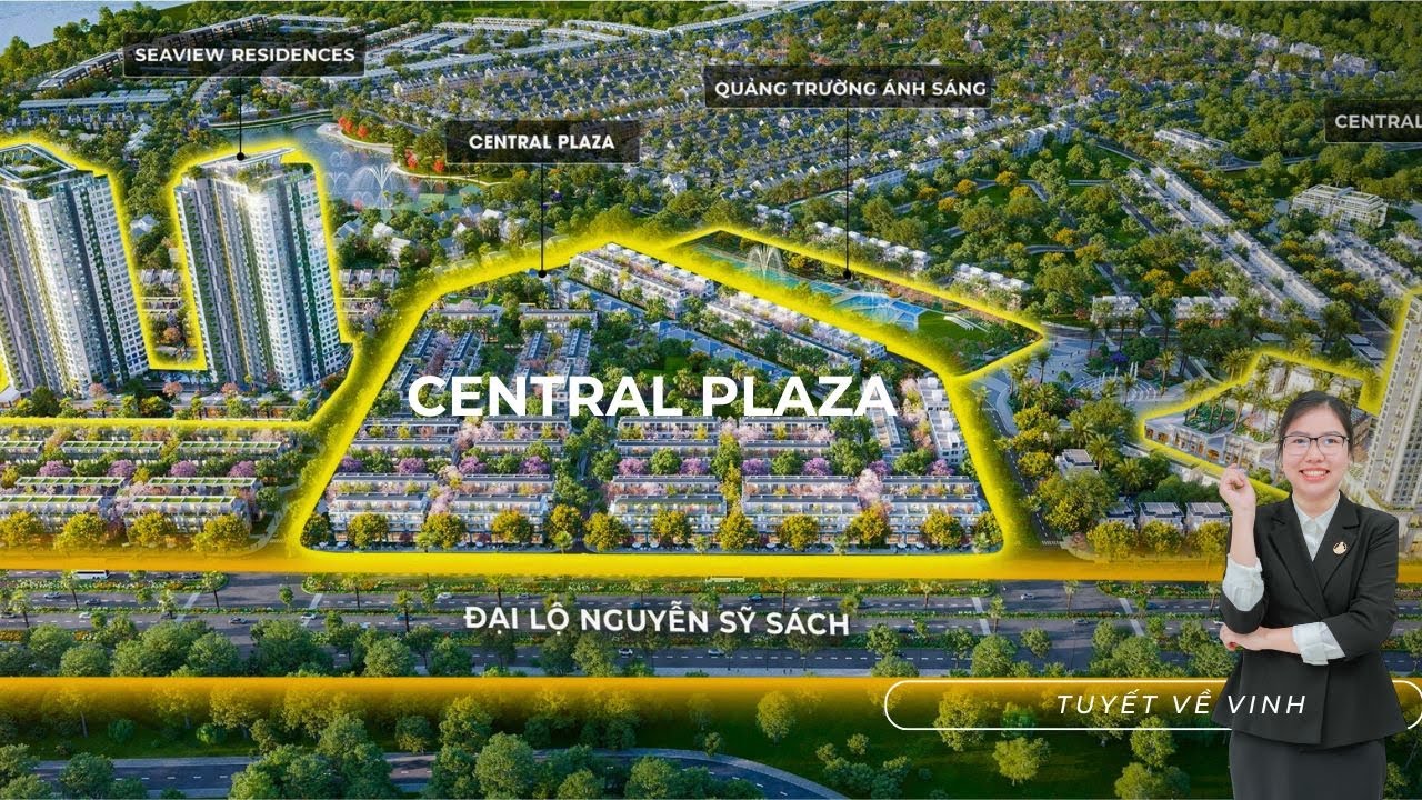 Chi tiết phân khu Nhà Phố Quảng Trường - Central Plaza | Eco Central Park Vinh| Tuyết về Vinh