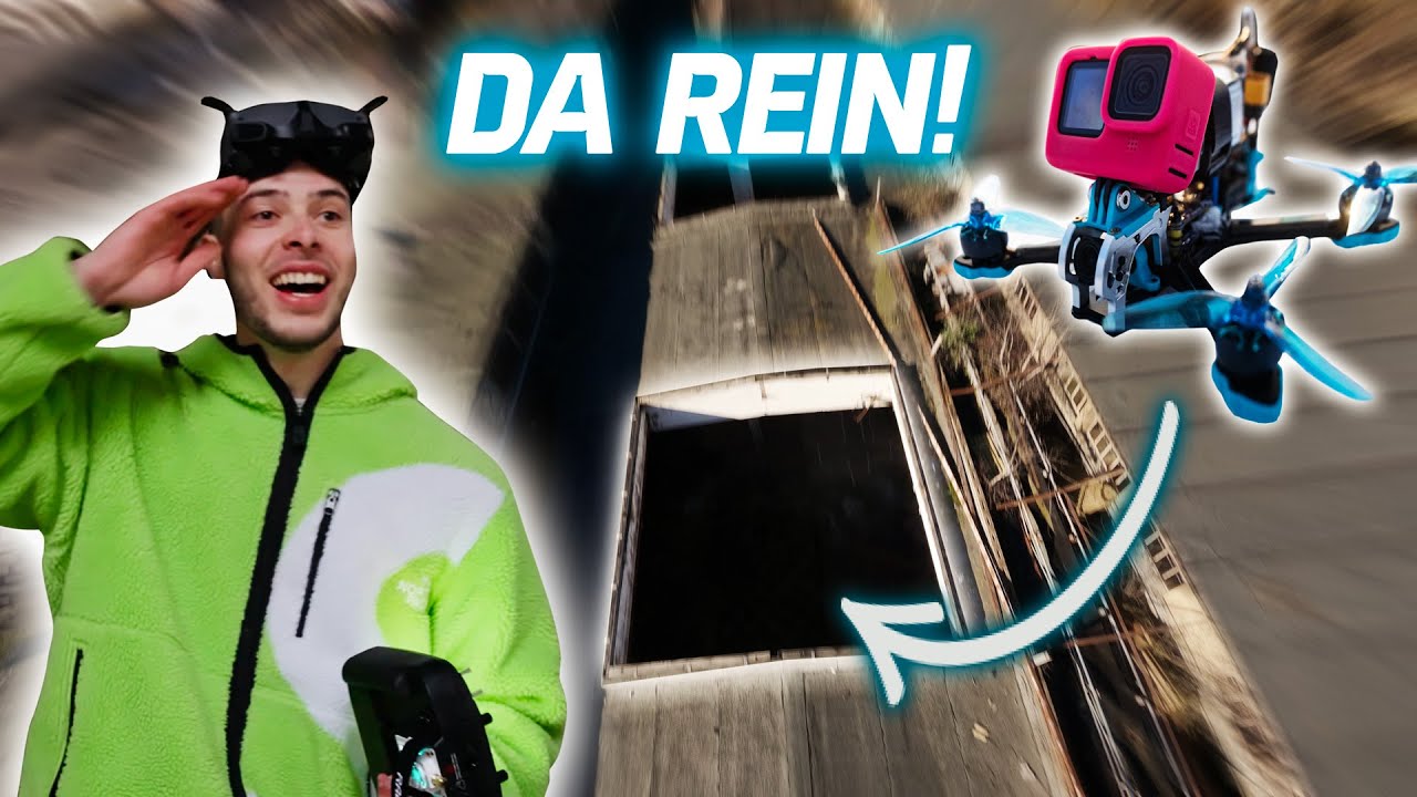 Mein erster Power Loop DIVE !? 😳 Riesiger Lost Place mit der FPV Drohne How to FPV#10