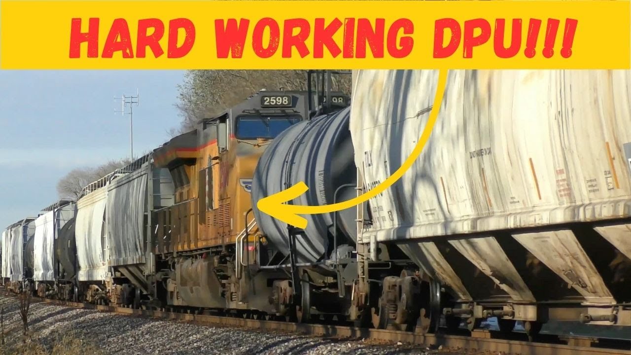 Hard working DPUs on monster trains  Super long freight trains