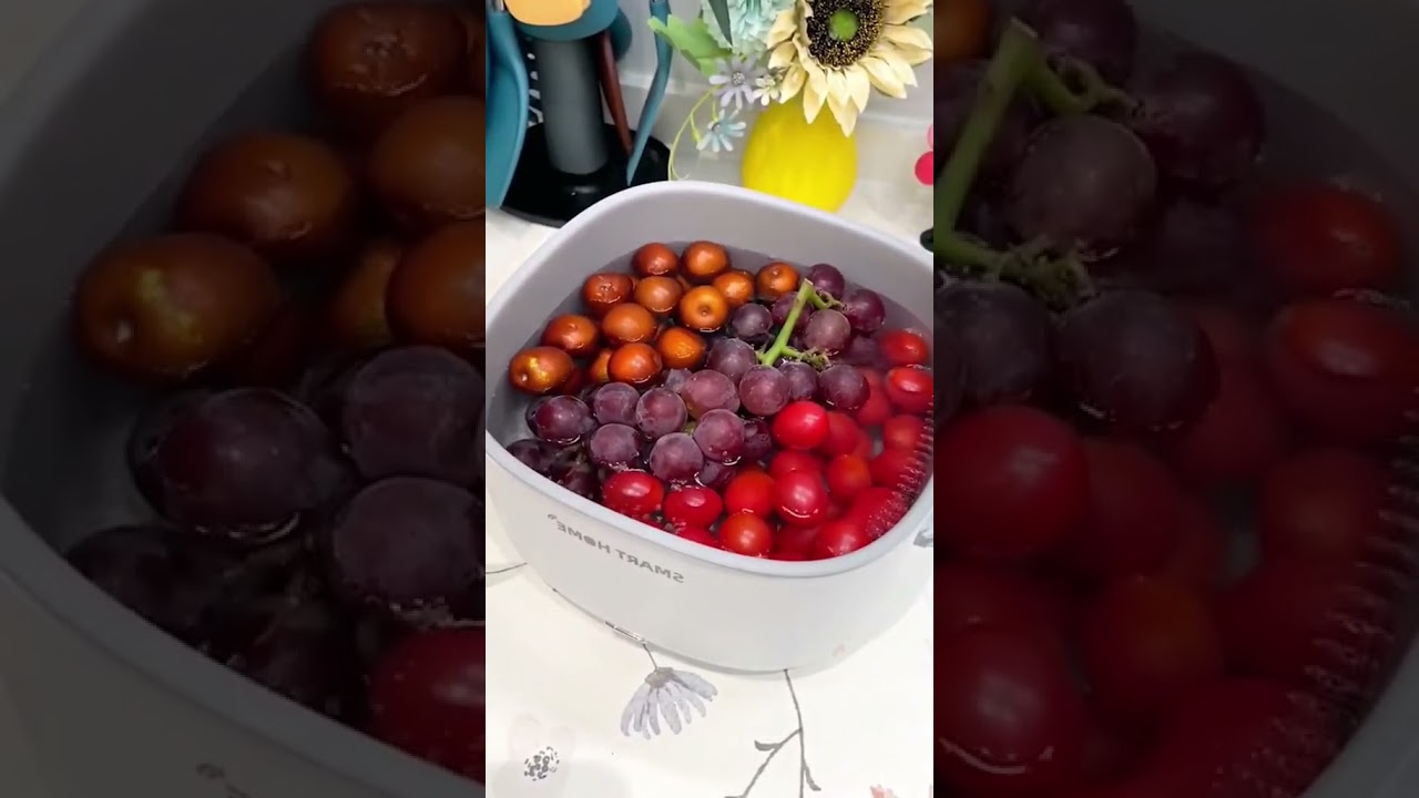 Experience Cleaner and Healthier Produce with the Fruit and Vegetable Purifier Portable Ultrasonic