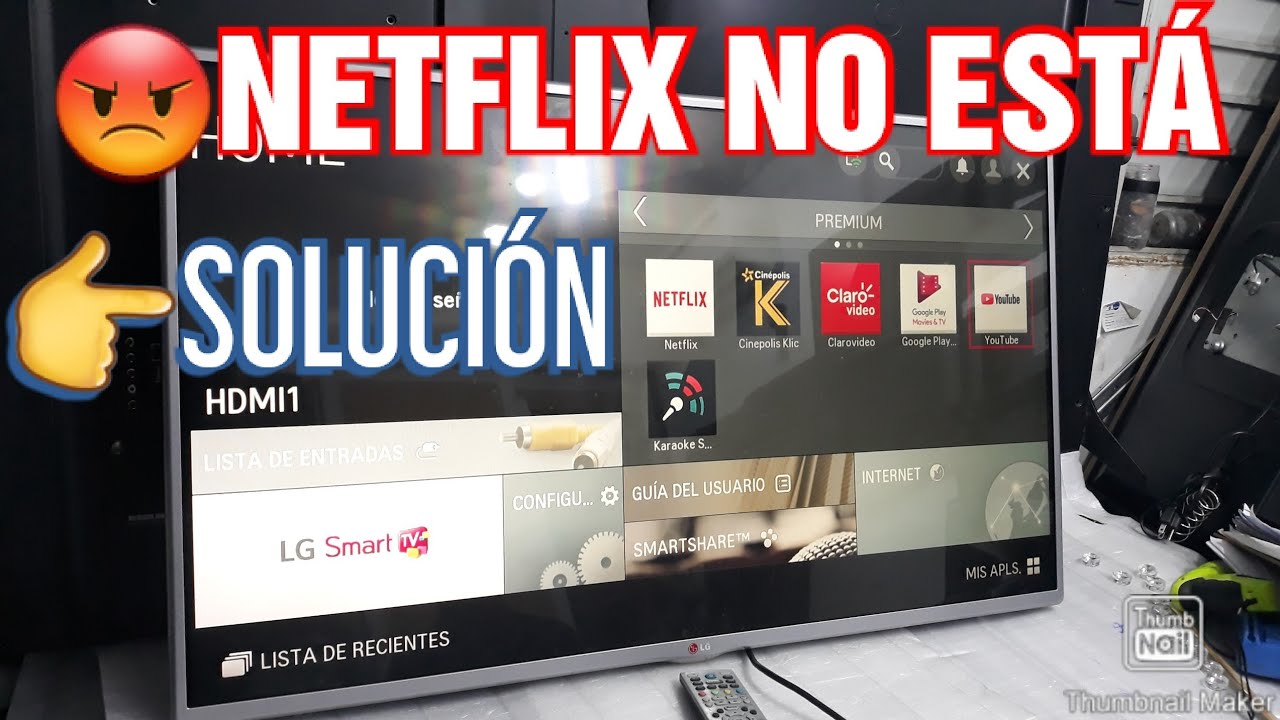 👇SMART TV LG 😡NO ESTÁ NETFLIX. EN LA TIENDA DE LG👉SOLUCIÓN MODEL. 42LB5800