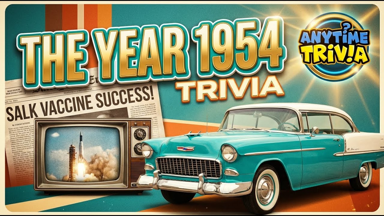 Challenge Your Brain: Can You Ace These 10 Mind-Blowing Questions About The Year 1954?