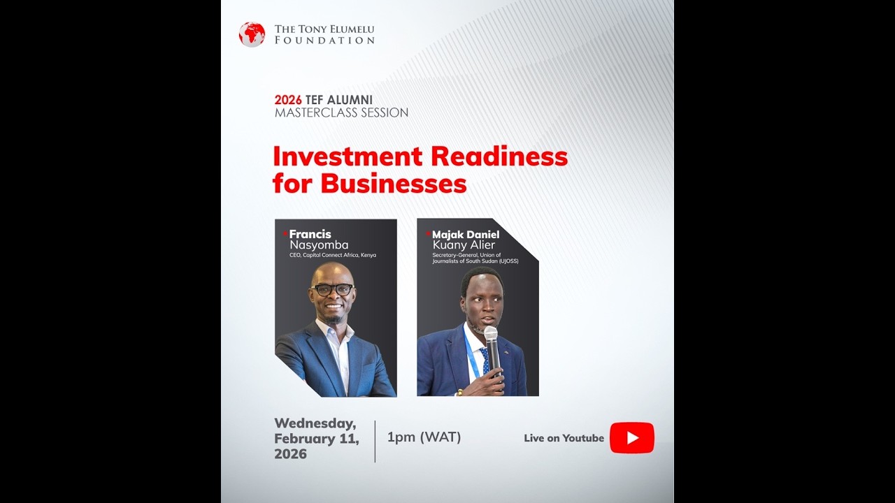 TEF Alumni Masterclass - Investment Readiness for Business and The Art of Storytelling
