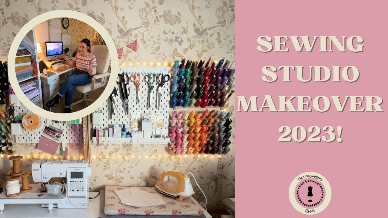 Amazing Sewing Studio Makeover 2023 - Creating More Space!