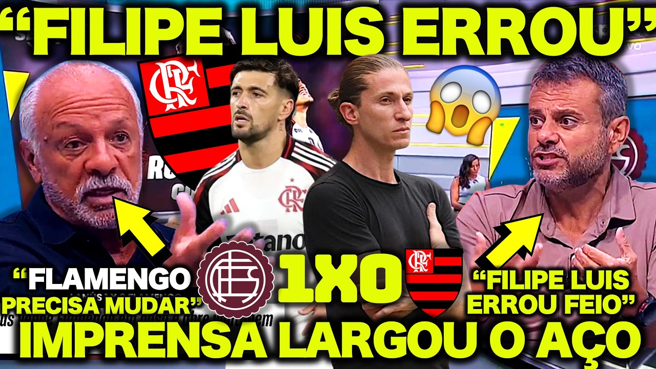 MAESTRO JUNIOR LARGOU O AÇO após DERROTA do FLAMENGO para o LANÚS e ERICK FARIAS RASGOU O VERBO