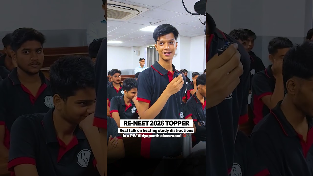 Re-NEET topper talk with aspirants 📚🎯 | #physicswallah #vidyapeeth #topper #studytips #aspirants