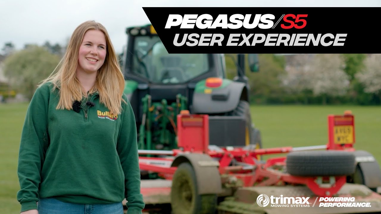 Trimax Pegasus S5 | Wide Area Rotary Mower | User Experience - Ellie Bullard