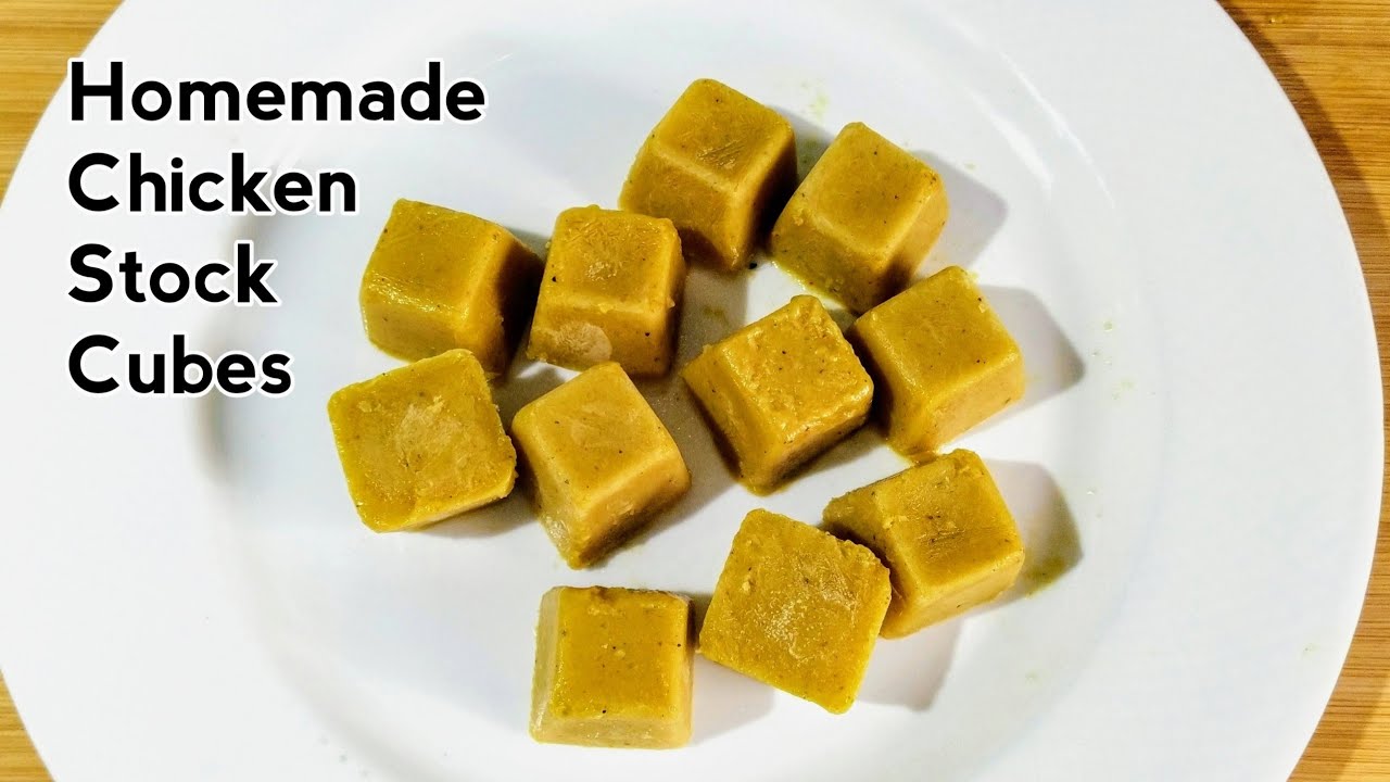How to make Chicken Stock Cubes at Home without MSG or Preservatives / Chicken Recipes