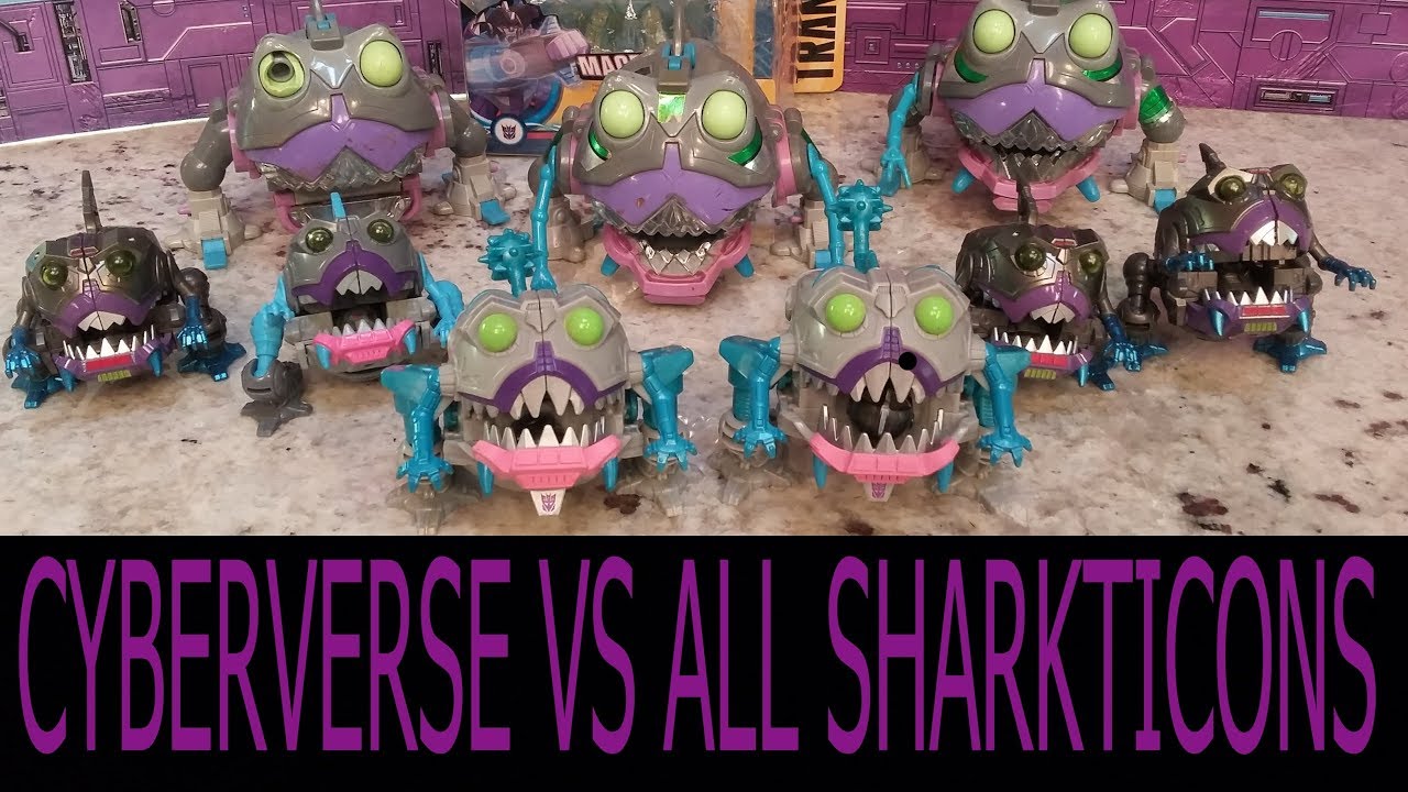Cyberverse Gnaw VS All Other Sharkticons Made