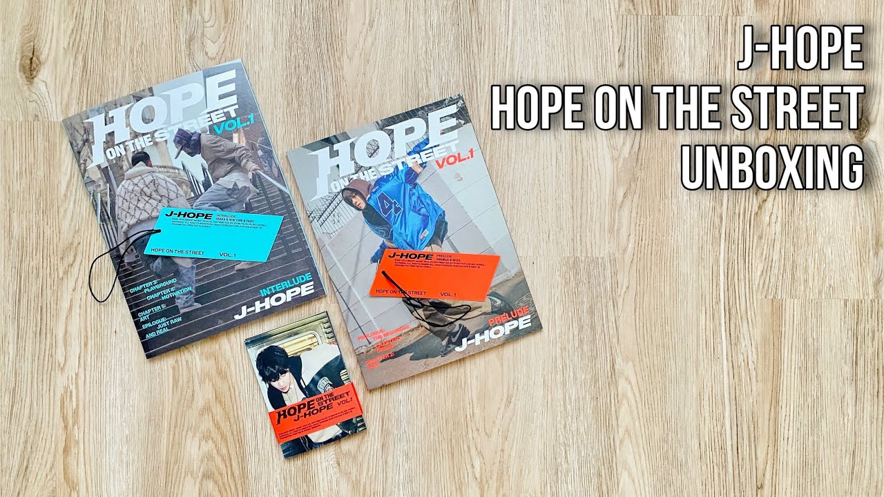 j-hope (BTS) 'Hope on the street' (FULL set) Unboxing | Обзор | Распаковка | Анбоксинг