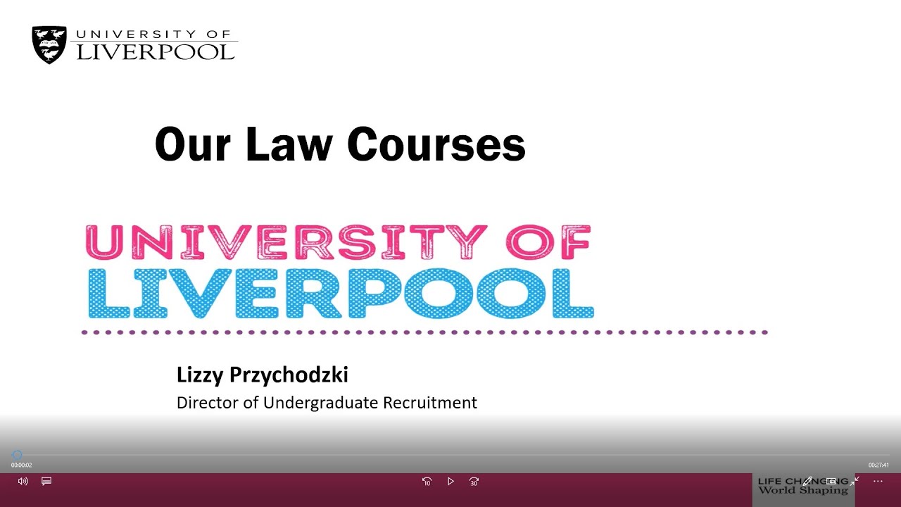 Liverpool Law School: Undergraduate Student Recruitment with Elizabeth Przychodzki