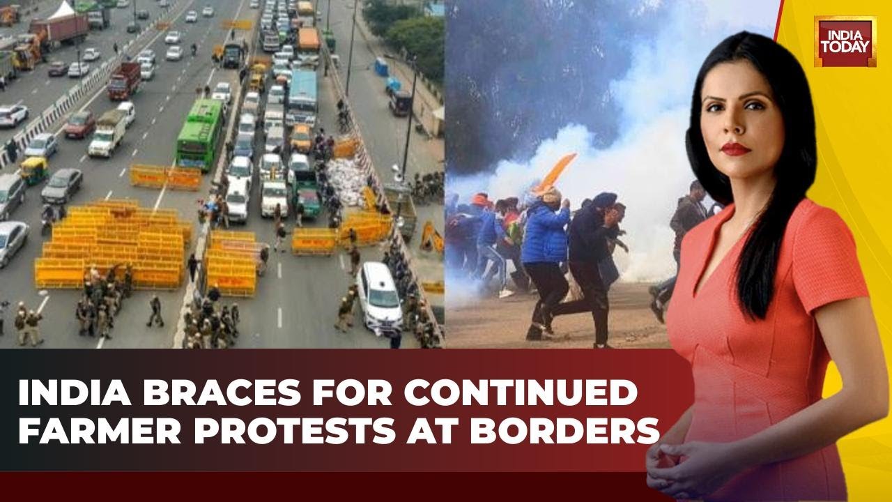 Authorities On High Alert As Farmers' Protest Escalates At Delhi-NCR Borders