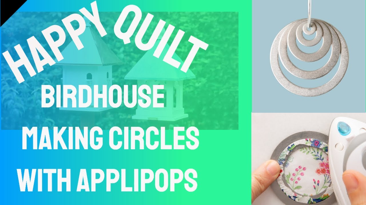 Alex Anderson LIVE - The Birdhouse Quilt - Class 6 - Using Applipops for Appliqué