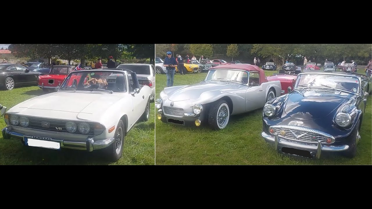 Les Belles Anglaises 2024 - Triumph Stag et Daimler SP250