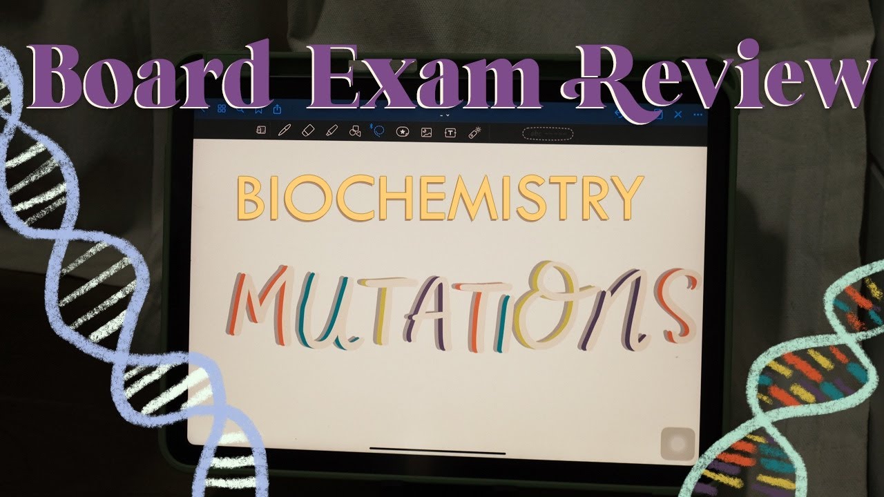 Module 2 Biochemistry Pharmacy Board Exam Review - Mutations