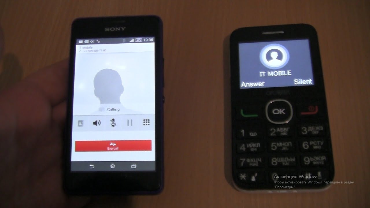 Incoming call&Outgoing call at the Same Time Alcatel 2008 G+Sony Xperia E1