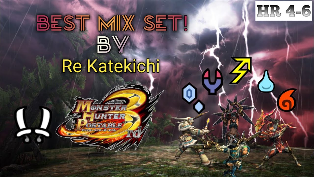 MHP3RD | My Mix Set Armor Dual Blades For Highrank (HR 4 - 6)