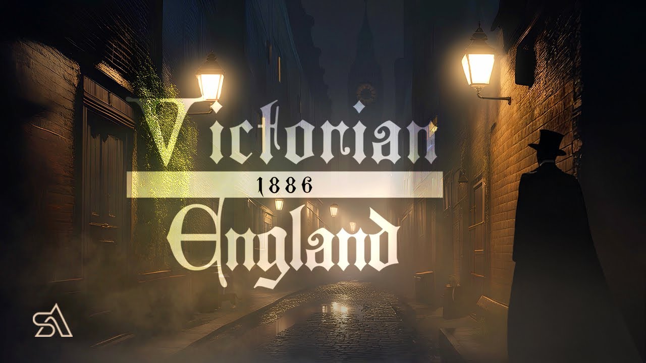Victorian London Ambience | Rain & Thunderstorm Sounds | Horses, Bells & Foggy Streets