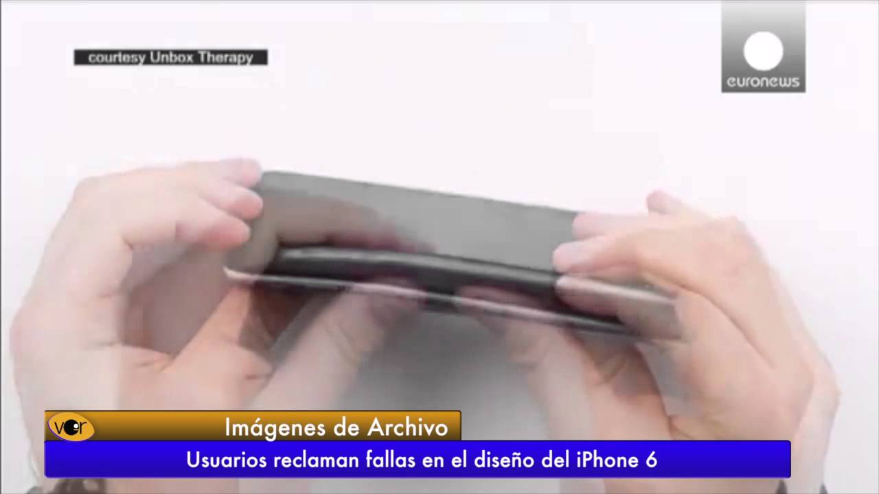 Usuarios reclaman que el iPhone 6 se dobla