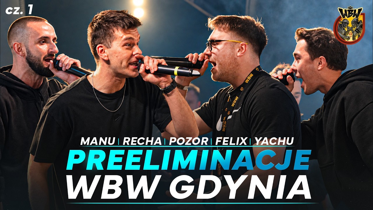 Preeliminacje WBW Gdynia🎤 MANU, RECHA, POZOR, FELIX, YACHU i inni 🎤 2026, cz.1
