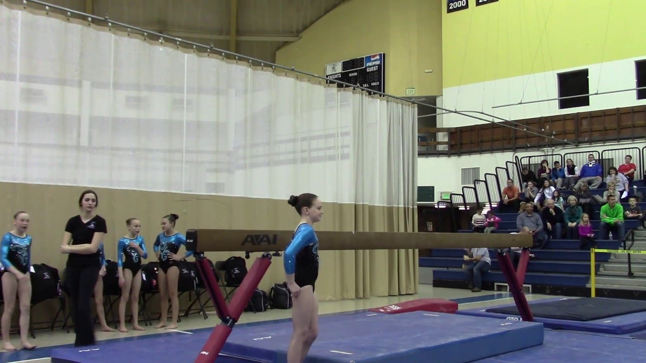 Level 7/8 Gymnastics - Beam 1: BCG Valentine Invitational - Session 4