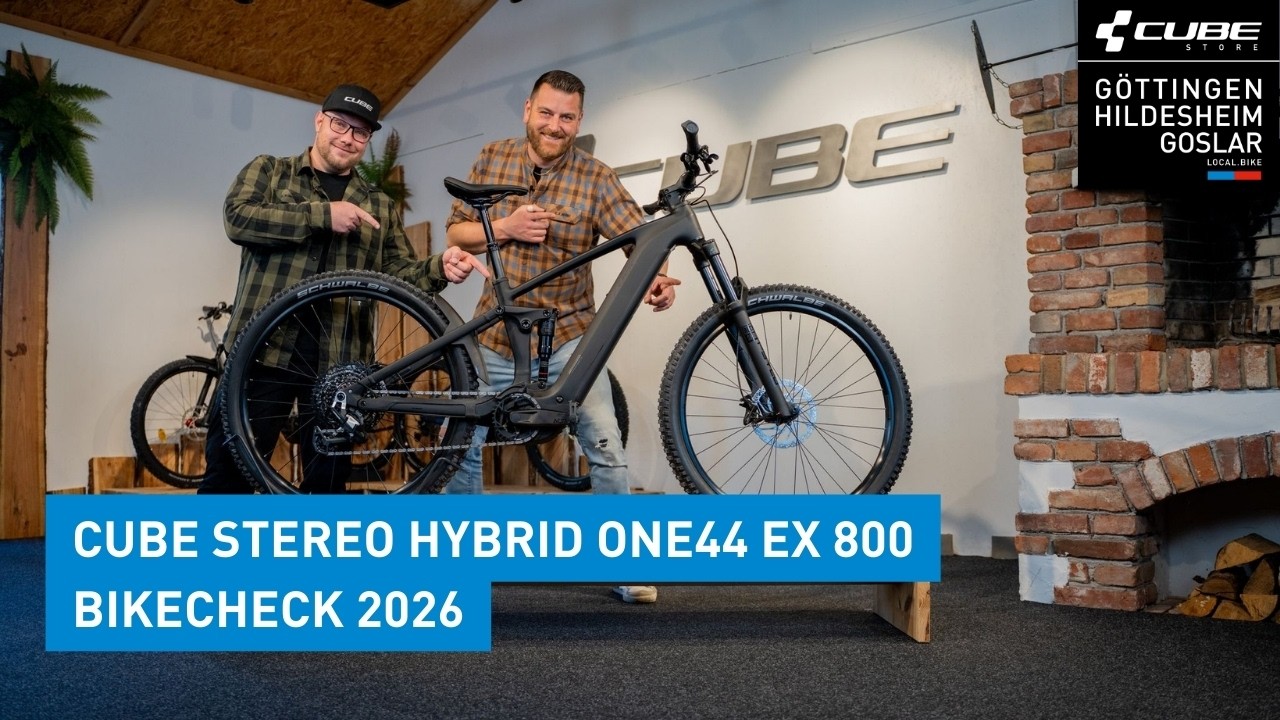 Volle Kontrolle! Volle Power! Egal wie ruppig der Trail wird! CUBE Stereo Hybrid ONE44 EX 800 (2026)