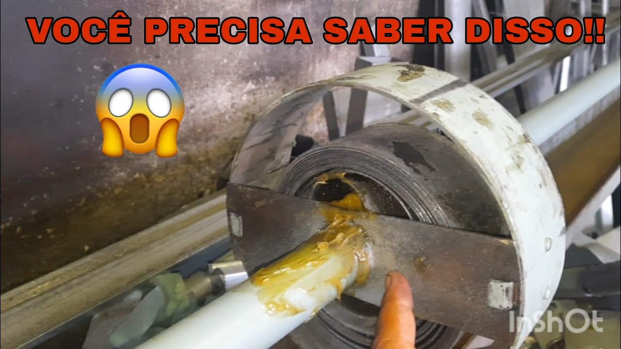 Fizemos a troca do eixo da porta de aço