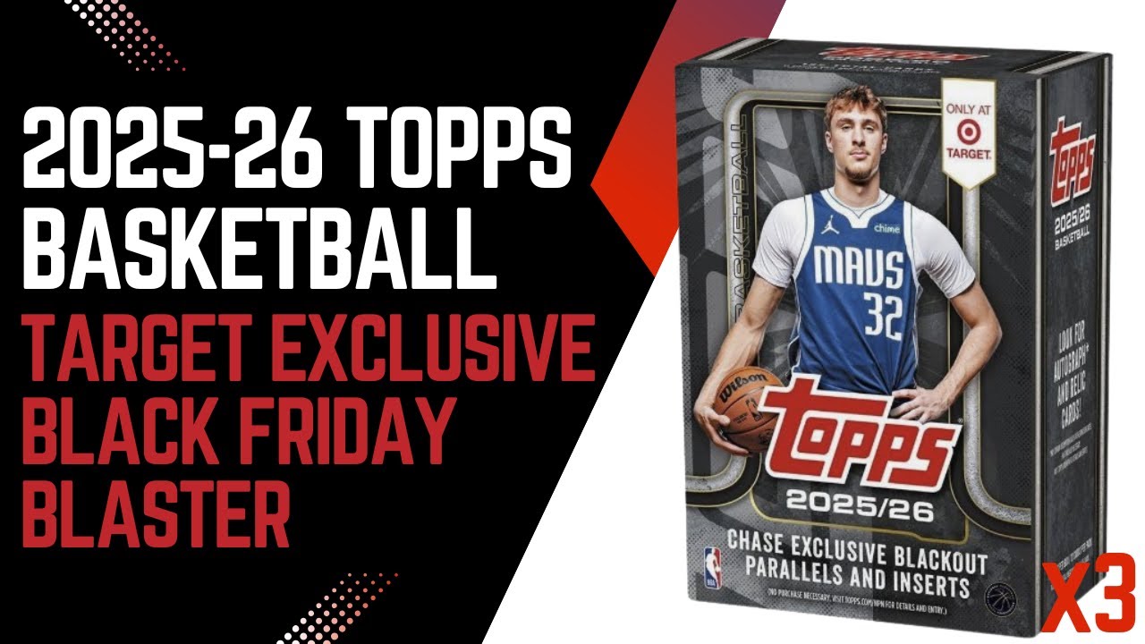 Эксклюзивные коробки Topps Basketball для Target к Чёрной пятнице (3 шт.)