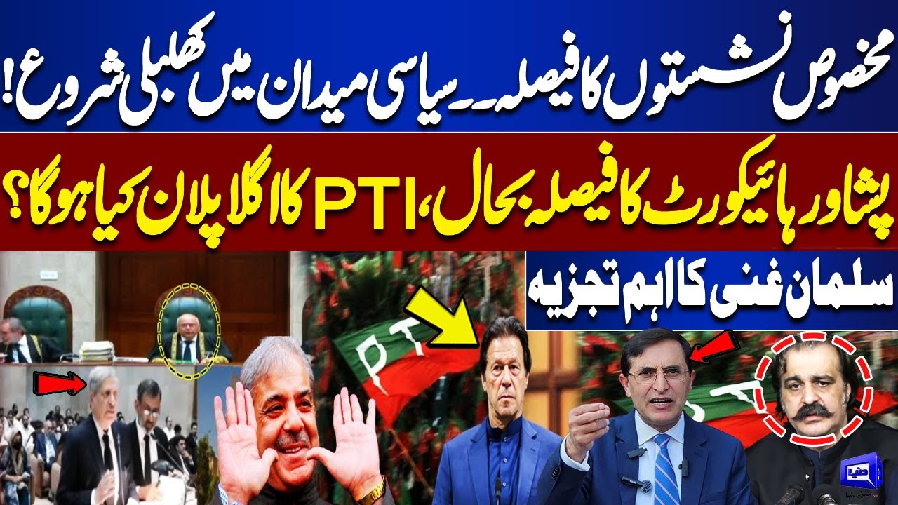 PTI Reserved Seats Case: Peshawar High Court's Decision Restored |  What is PTI's Next Plan?