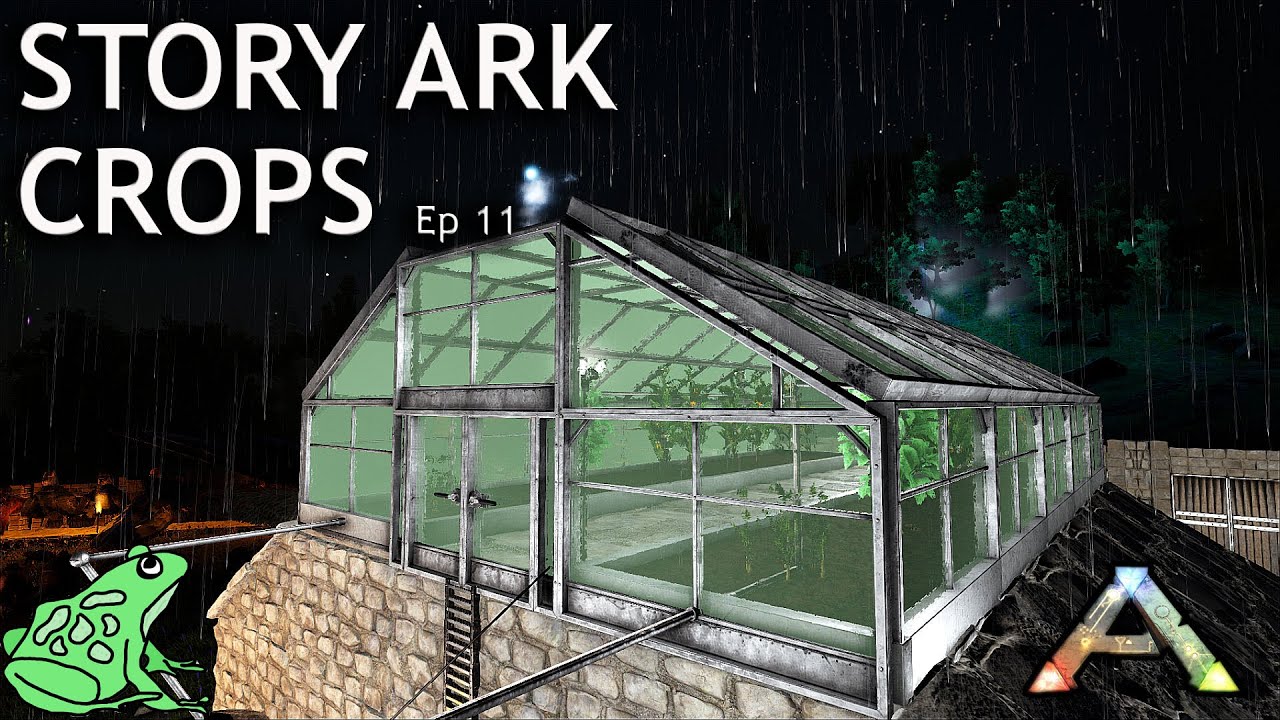 Growing Crops and Base Upgrade - Story Ark: The Island Ep 11 - Ark Survival Evolved Gameplay
