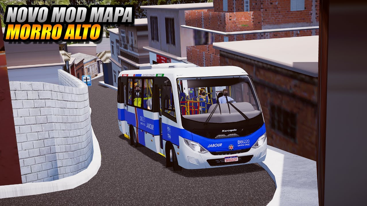 CONHECENDO NOVO MOD MAPA MORRO ALTO NO PROTON BUS SIMULATOR !!! G27