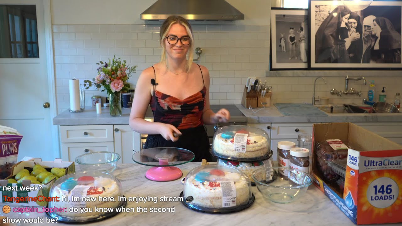 MAKING A WEDDING CAKE OUT OF COSTCO STUFF!!!