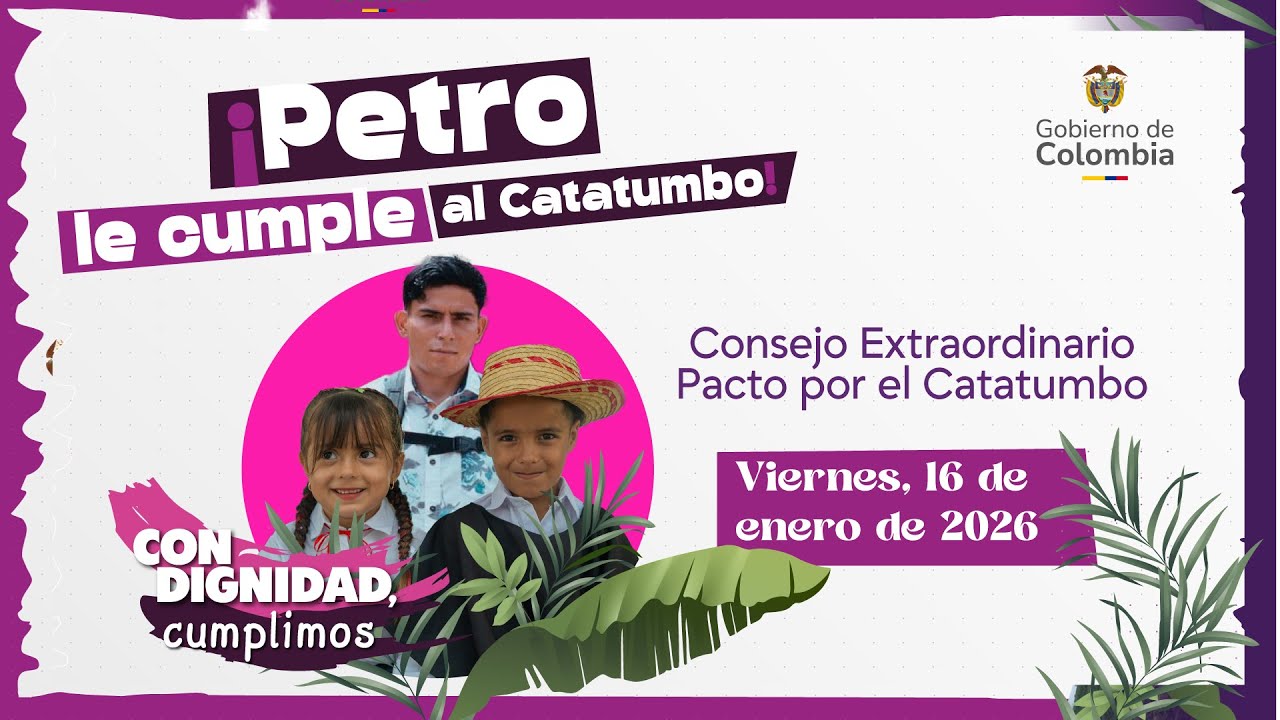 Consejo Extraordinario del Pacto por el Catatumbo