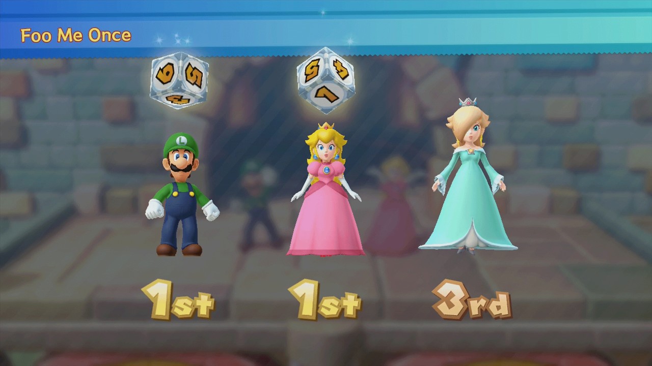 Mario Party 10 - Luigi vs Peach vs Rosalina - Haunted Trail
