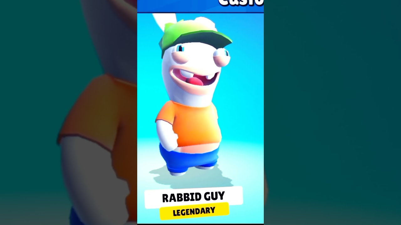 STUMBLE GUYS NEW SKINS X RABBIDS TRAILER  0.46 UNRELATED#stumbleguys#trending #shorts