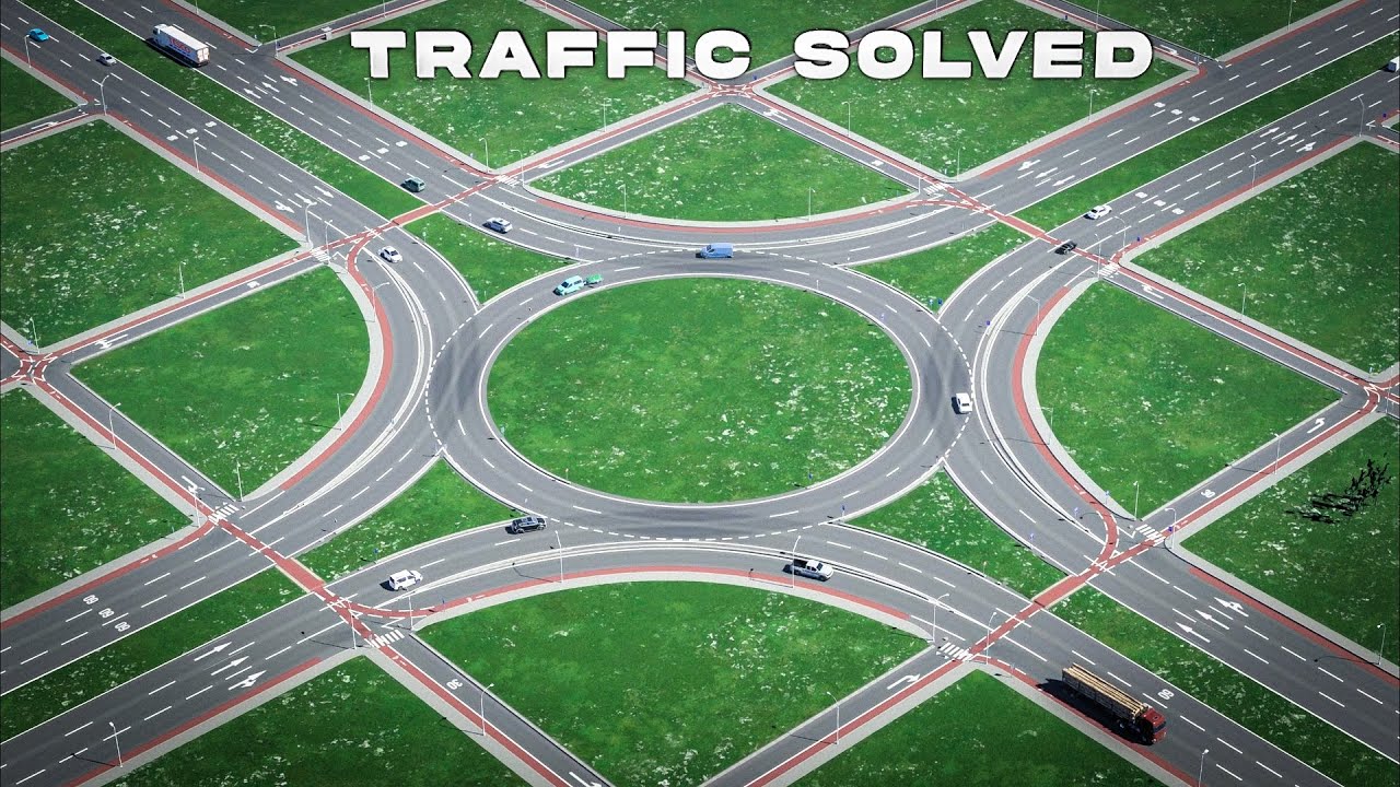 I Built the PERFECT ROUNDABOUT in Cities Skylines 2 (No More Traffic)