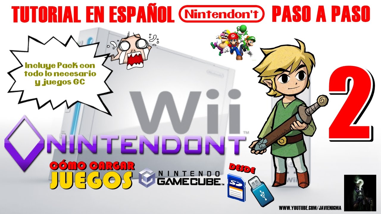 NINTENDONT | Tutorial Cómo Cargar Juegos Gamecube desde USB/SD en Wii o WiiU # 2 | 480p en Español