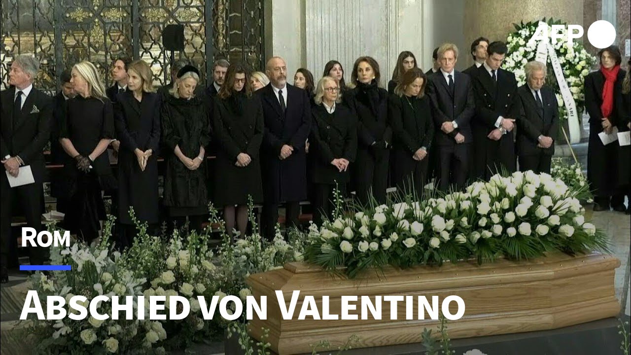 Abschied von Modeschöpfer Valentino mit Staraufgebot | AFP