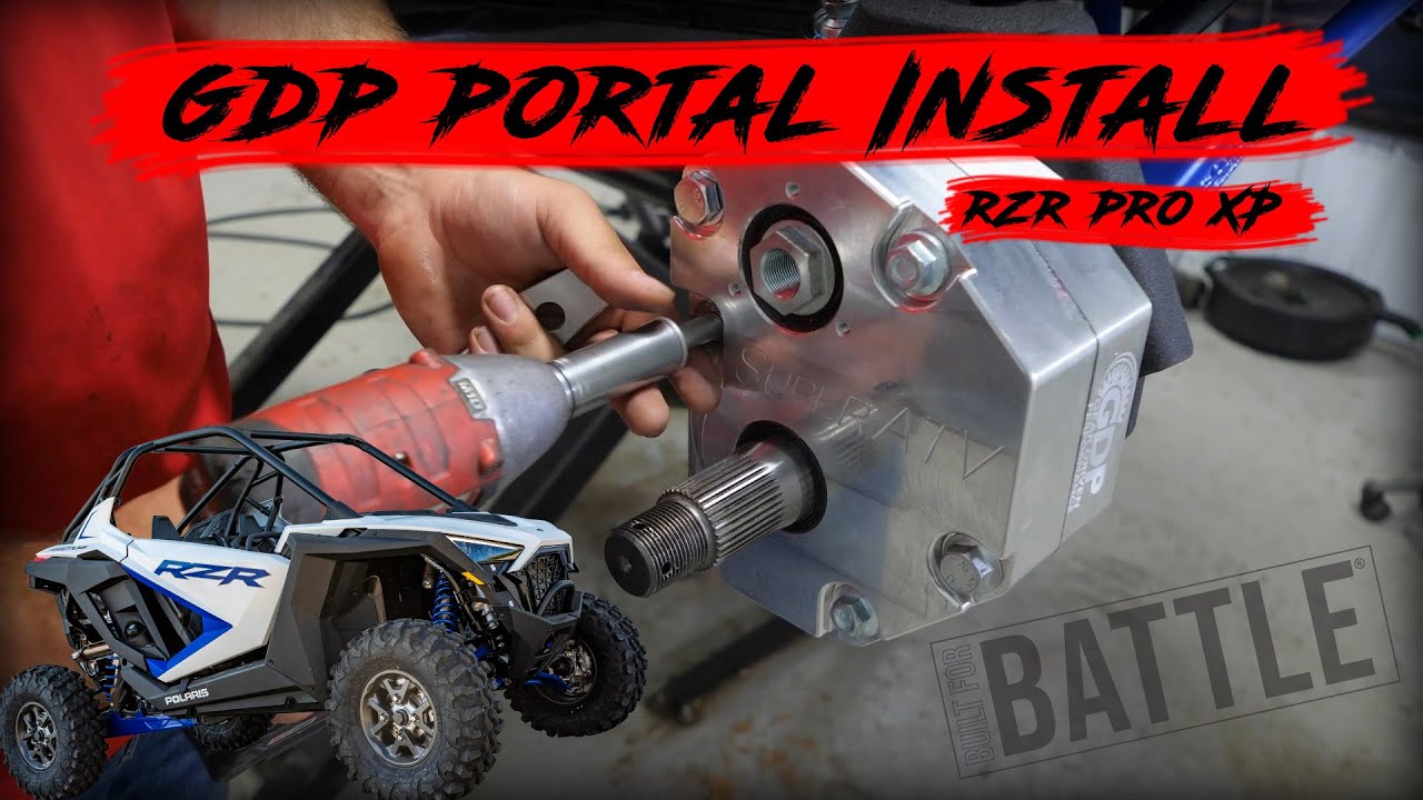 4 Inch GDP Portal Install | Polaris RZR Pro XP | SuperATV